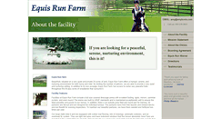 Desktop Screenshot of equisrunfarm.com